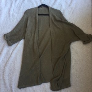 Oversized knit cardigan